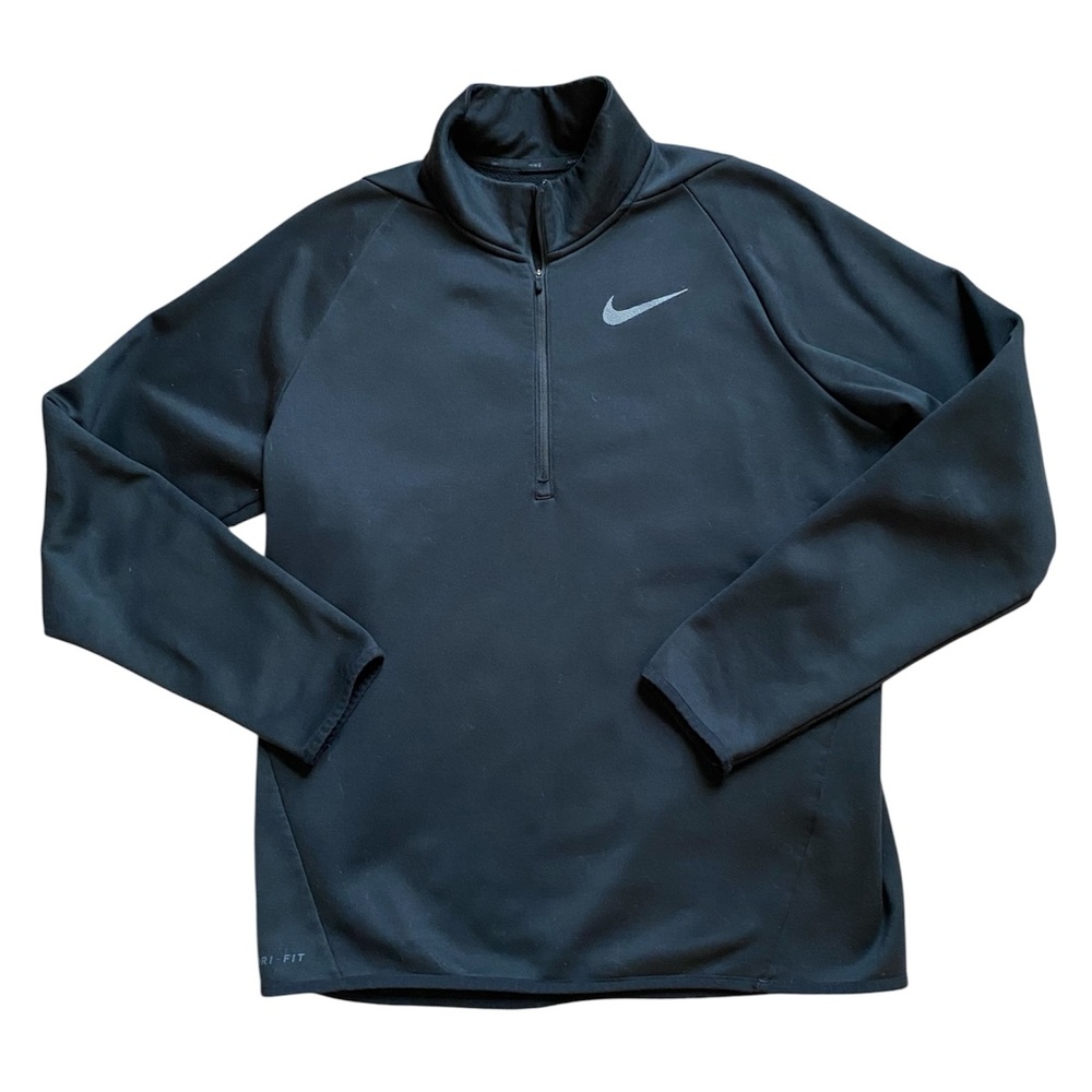 Men’s Nike Quarter Zip Black Dri-Fit Pullover